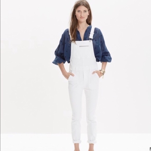 madewell pink overalls - Picture 1 of 8